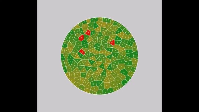 [Processing visual art] Voronoi cells and growing смотреть онлайн