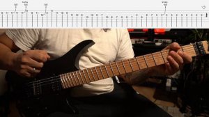 Deep Purple | Smoke on the water | Guitar Solo Lesson with tabs