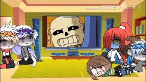 Реакция андертейл на бой Санса и Фриск