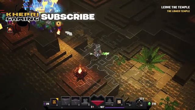 Lower Temple New SECRET LEVEL Walkthrough | Minecraft Dungeons Jungle Awakens Gameplay смотреть онлайн
