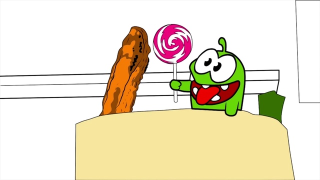 Мультик - Раскраска - Учим цвета . Ам Ням и Рыжий Кот - погоня продолжается смотреть онлайн