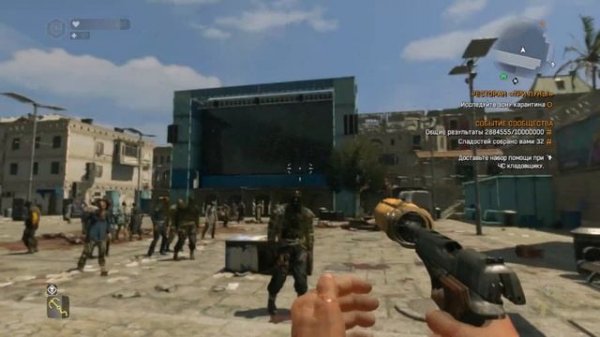 БЕСКОНЕЧНЫЙ ПИСТОЛЕТ С ГЛУШИТЕЛЕМ В DYING LIGHT