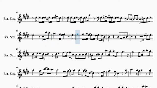 Baritone Sax Sheet Music: How to play This Game (No Game No Life) by Konomi Suzuki смотреть онлайн