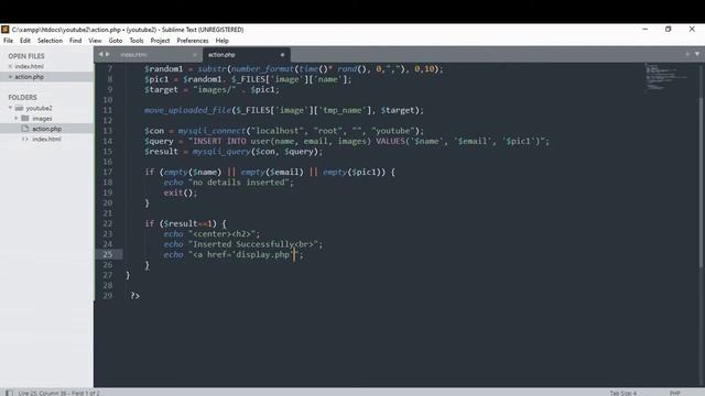 Php Mysql Image Upload and Display смотреть онлайн