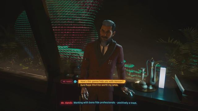Cyberpunk 2077 Phantom Liberty: A Meeting With Mr. Hands смотреть онлайн