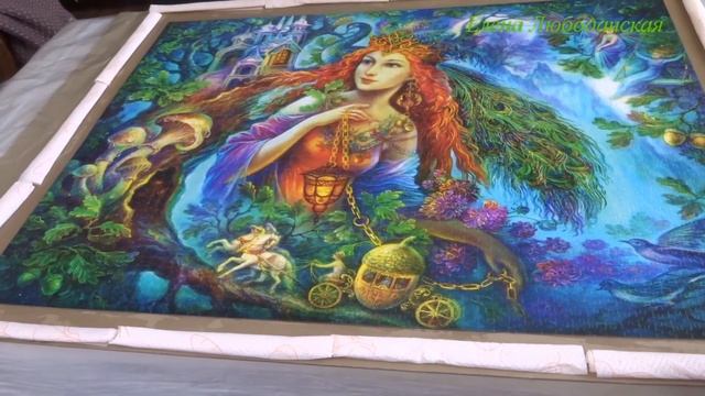 Как склеить пазлы и сделать рамку для картины смотреть онлайн