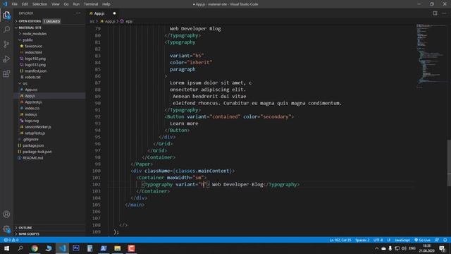 Уроки React Js на практике верстка сайта для любого начинающего смотреть онлайн