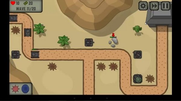 Tactic Defense Level 6 tower defence walkthrough