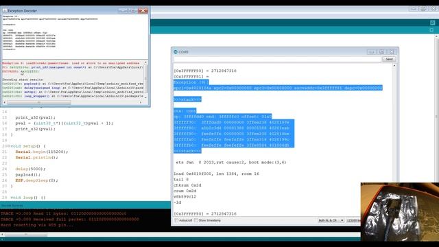 ESP8266 Exception Decoder смотреть онлайн