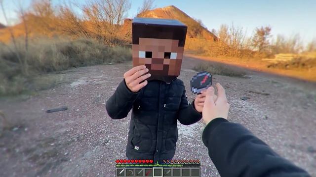 Minecraft in Real Life POV ~ DIAMOND PORTAL in Realistic Minecraft Texture Pack смотреть онлайн