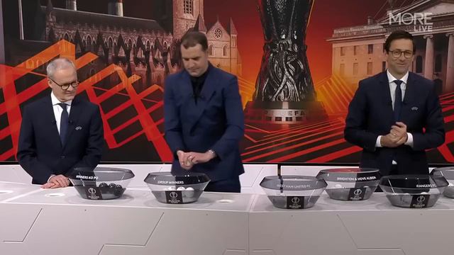 The UEFA Europa League Round of 16 Draw смотреть онлайн