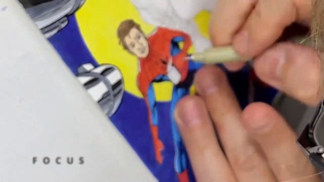 Miles Morales Spider-Man "Into the Spiderverse" Custom Sketch Cover смотреть онлайн