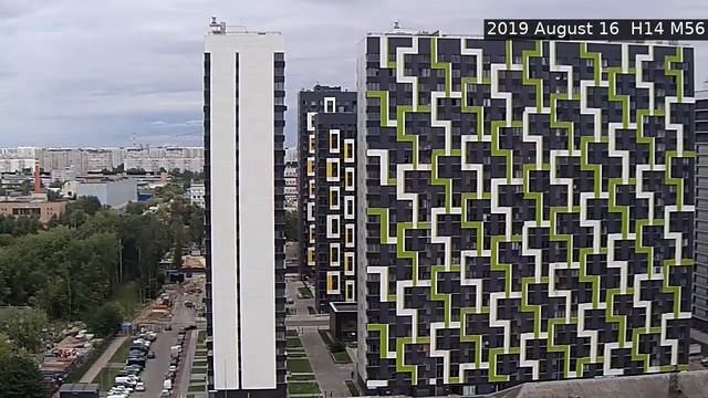 Стройка ЖК Летний сад (2 камера) 16 августа 2019 г смотреть онлайн