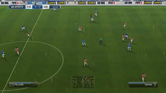 FIFA 14.Прохождение.Arsenal.#24.Эвертон смотреть онлайн