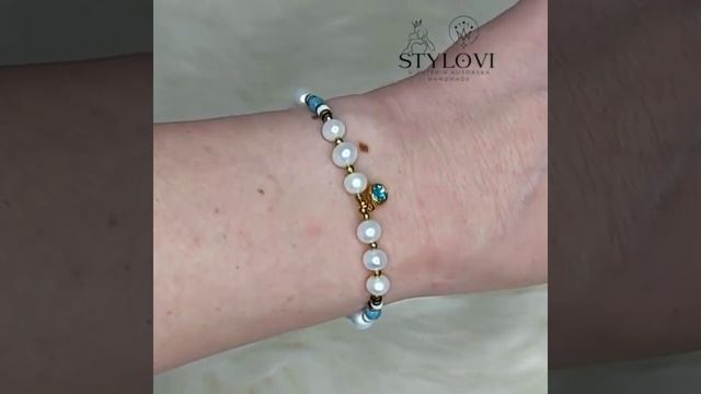 ??? PERŁY NATURALNE + SWAROVSKI + AKWAMARYN ??? смотреть онлайн