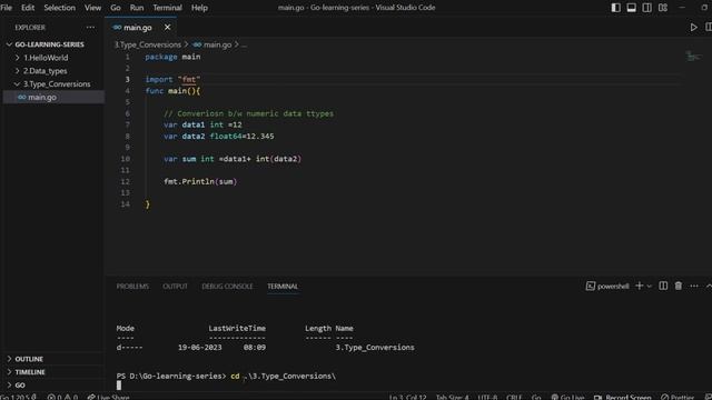 Golang tutorial #4: Data Type Conversion || Golang Tutorial смотреть онлайн