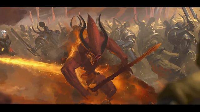 GLORYHAMMER - Universe On Fire | W40k Chaos Music Video