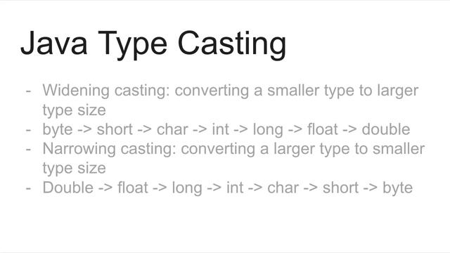 What is Java Type Casting? - Java Tutorial смотреть онлайн