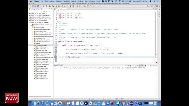# 186 findany stream java 8 | findany stream java example | Java Tutorials|Streams|java 8|RedSysTec смотреть онлайн