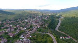 Село Галашки / республика Ингушетия обзор сверху
