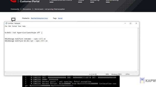 Kernel panic not syncing: Fatal exception смотреть онлайн