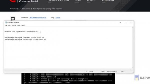 Kernel panic not syncing: Fatal exception