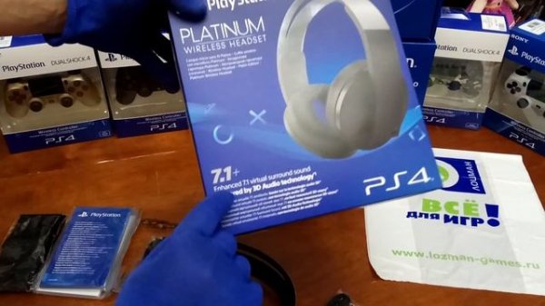Наушники Sony Platinum Wireless Headset PS4