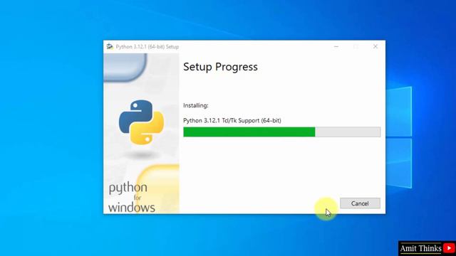 How to install Python 3.12.1 on Windows 10 смотреть онлайн