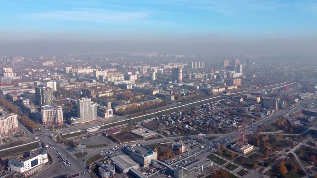 Смог в Новосибирске | DJI Mini 2 Cinematic 4K #djimini2 #Новосибирск #смог #задымленность