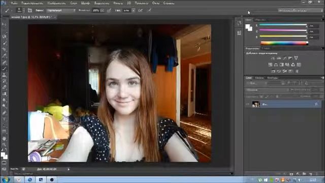 Обработка фото.Легкая ретушь. смотреть онлайн
