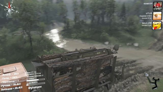 SpinTires 23 10 15 карта Равнины часть5 смотреть онлайн