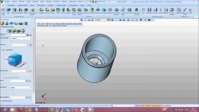 Převod 2D na 3D ZW3D2012 смотреть онлайн