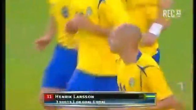 Henrik Larsson (Suécia) - 02/06/2006 - Suécia 1x1 Chile - 1 gol смотреть онлайн