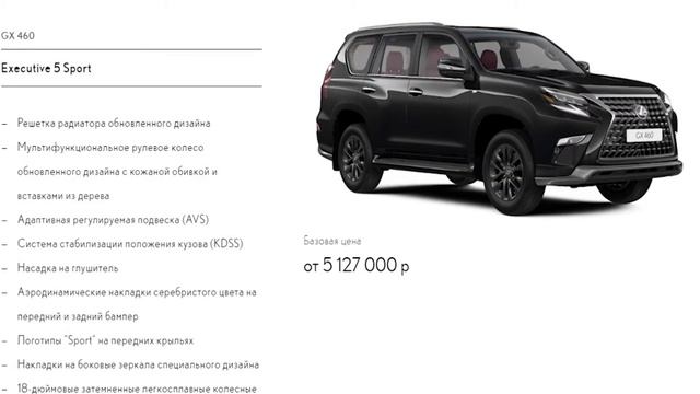 Lexus GX460 2020 Executive Sport смотреть онлайн