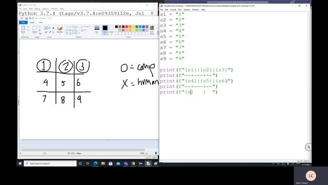 Noughts and crosses in Python part 1 смотреть онлайн