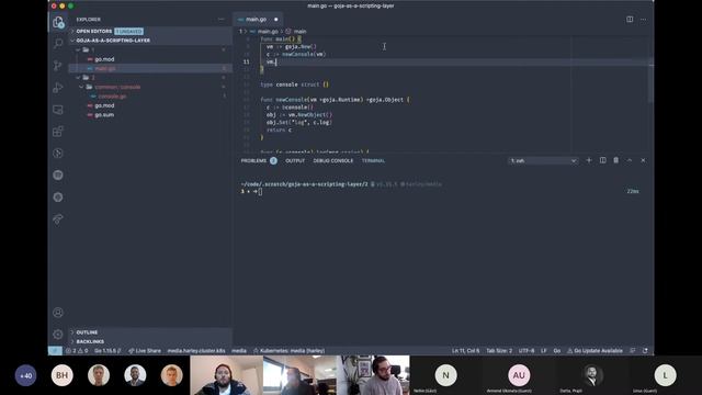 Online Golang Conf 2021 : Using goja as a scripting layer for go applications  Simon Aronsson