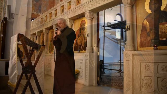 "Христос рождается! Встречаем Его!" Протодиакон Александр Харитон. Проповедь на Литургии. смотреть онлайн