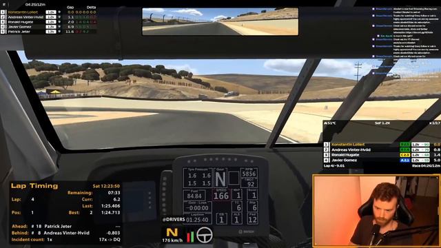 iRacing - Laguna Seca - BMW12.0 cursed to 3rd смотреть онлайн