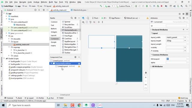 كورس تعلم أندرويد استوديو - الدرس 37 : شرح horizontal scrollview و كيفية انشائها смотреть онлайн