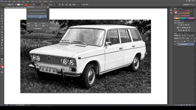 Как нарисовать прямую линию в Фотошопе | Photoshop Туториал 2020 года смотреть онлайн
