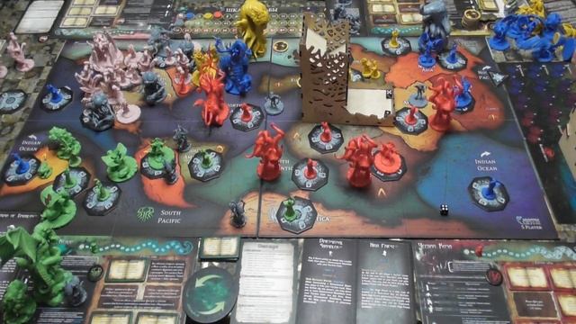 Войны Ктулху/Cthulhu Wars. (3) Третья игра. На пятерых.