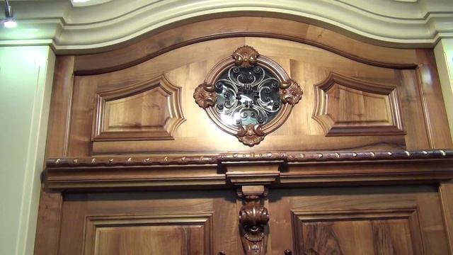 Входная резная дверь из дерева. Нюрнберг 2014. Польская фабрика Kowalscy смотреть онлайн