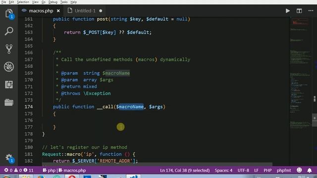 PHP Macros concept смотреть онлайн