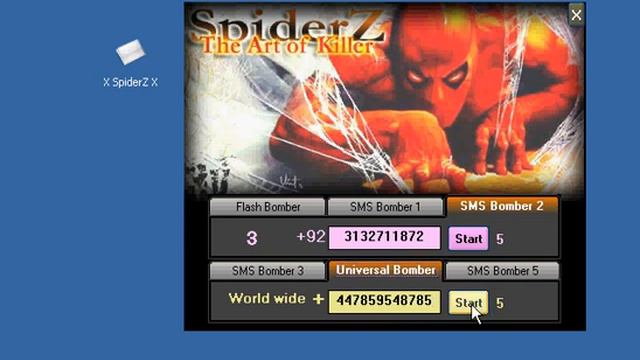 SpiderZ SMS Bomber смотреть онлайн