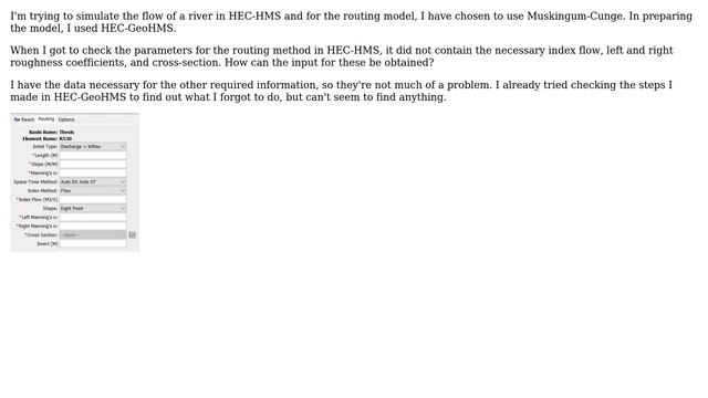GIS: Parameters of the Muskingum-Cunge Model in HEC-HMS (2 Solutions!!) смотреть онлайн