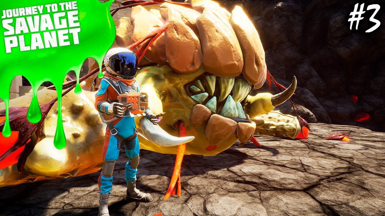 БИТВА С БОССОМ | JOURNEY TO THE SAVAGE PLANET ► Прохождение 3 Серия смотреть онлайн