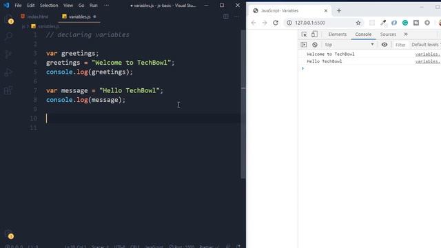 JavaScript Variables | Declaring and Initializing JavaScript Variables (Hindi) смотреть онлайн