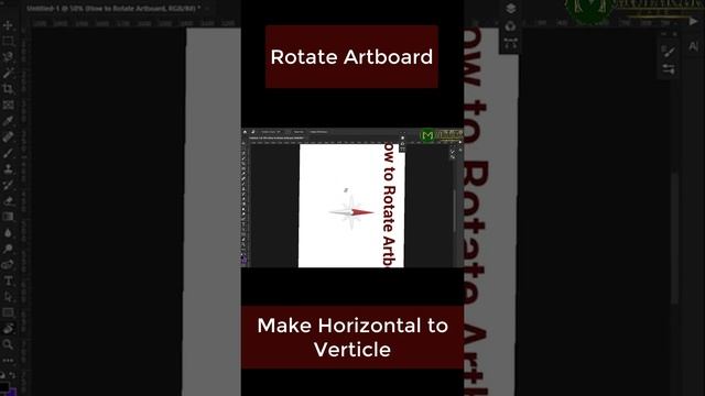 How to Rotate the Artboard in Photoshop | Mubarak Tech смотреть онлайн