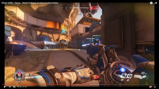 Let's Git Gud | Overwatch VoD Review | Zarya #2 смотреть онлайн
