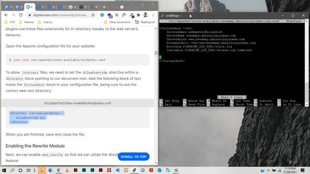 How to setup subdomain, create Apache site, install WordPress and Lets-Encrypt on Digital Ocean смотреть онлайн